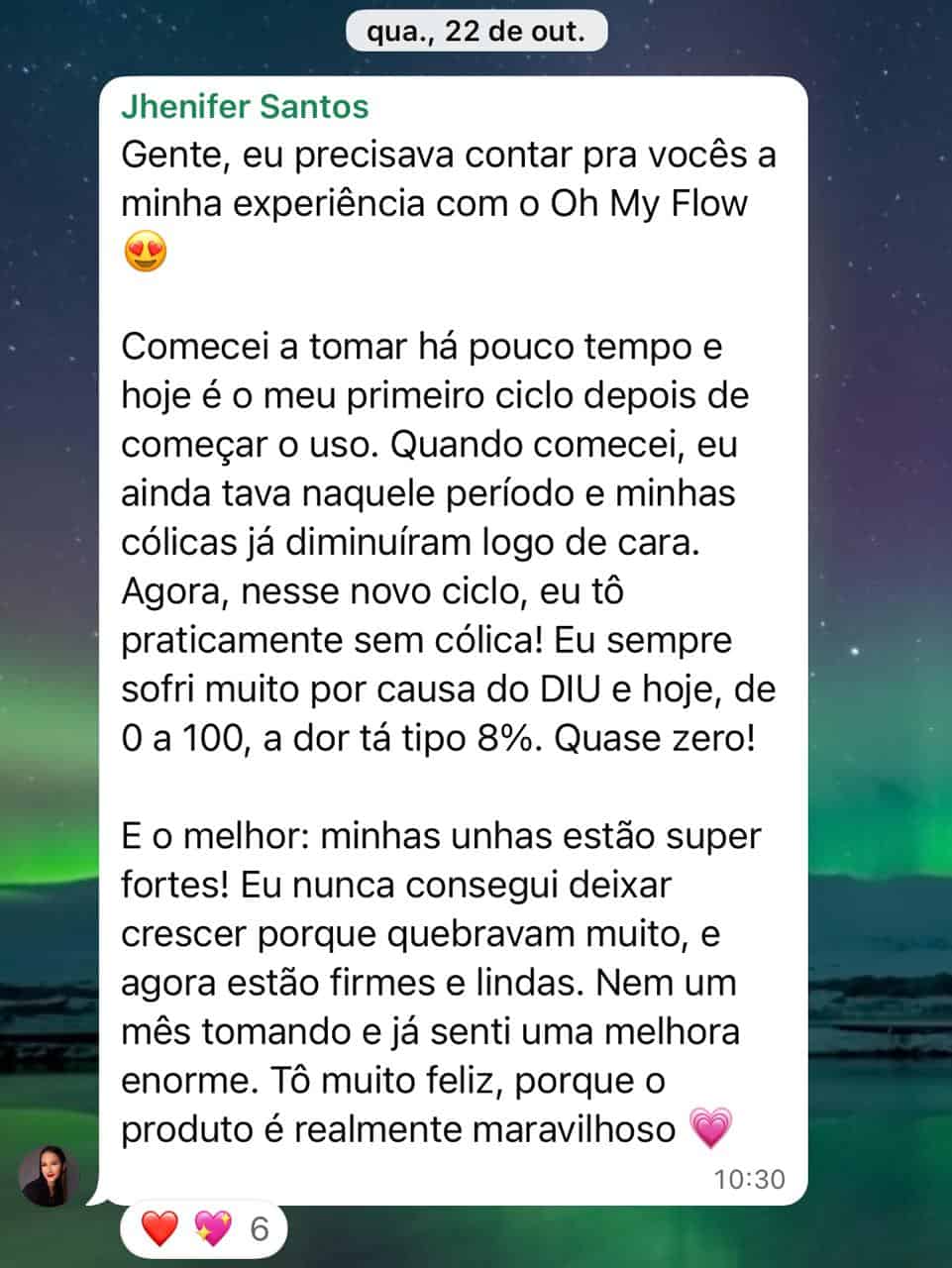 Relato Jenifher